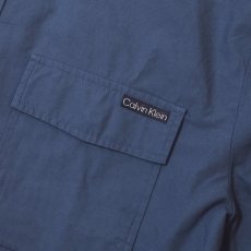 画像4: Calvin Klein L/S Relaxed Fit Ripstop Shirts - Navy (4)