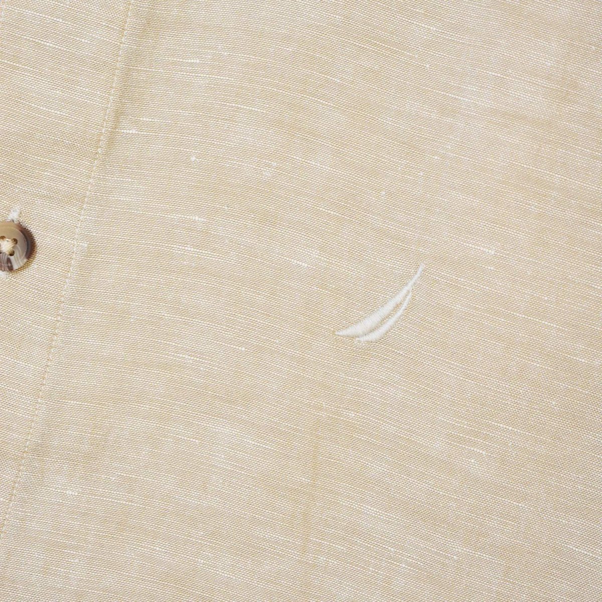 画像3: Nautica S/S Linen Shirts - Khaki (3)