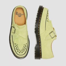 画像3: Dr.Martens Ramsey Suede Kiltie Buckle Creepers - Lime Green (3)