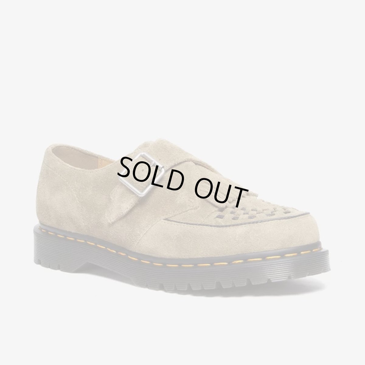 画像2: Dr.Martens Ramsey Suede Kiltie Buckle Creepers - Savannah Tan (2)