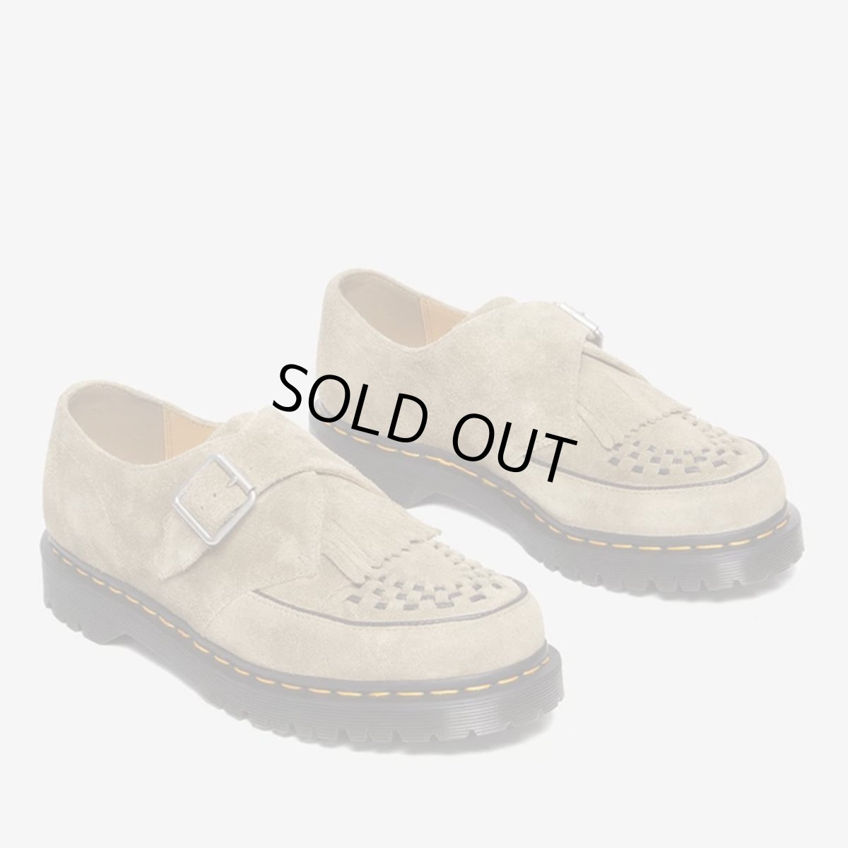画像3: Dr.Martens Ramsey Suede Kiltie Buckle Creepers - Savannah Tan (3)