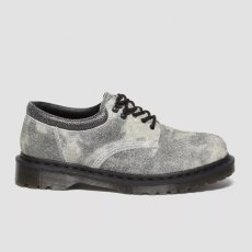 画像1: Dr.Martens 8053 Stonewashed Suede Shoes - Grey (1)
