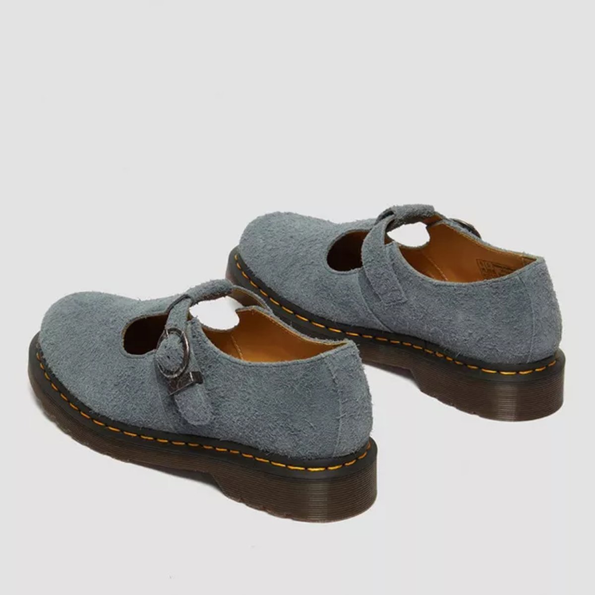 画像4: Dr.Martens T Bar Napped Suede Shoes - Washed Denim (4)