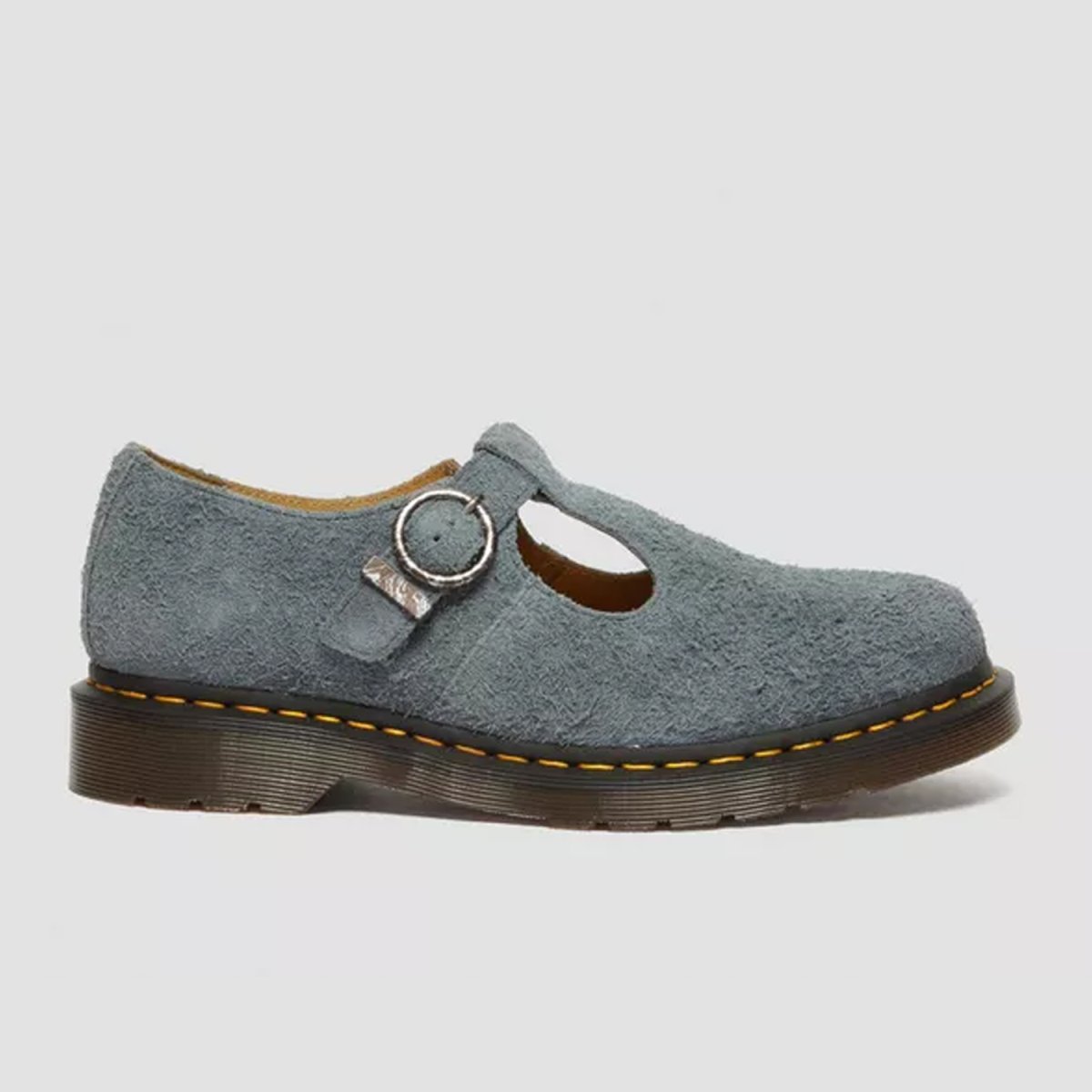 画像1: Dr.Martens T Bar Napped Suede Shoes - Washed Denim (1)