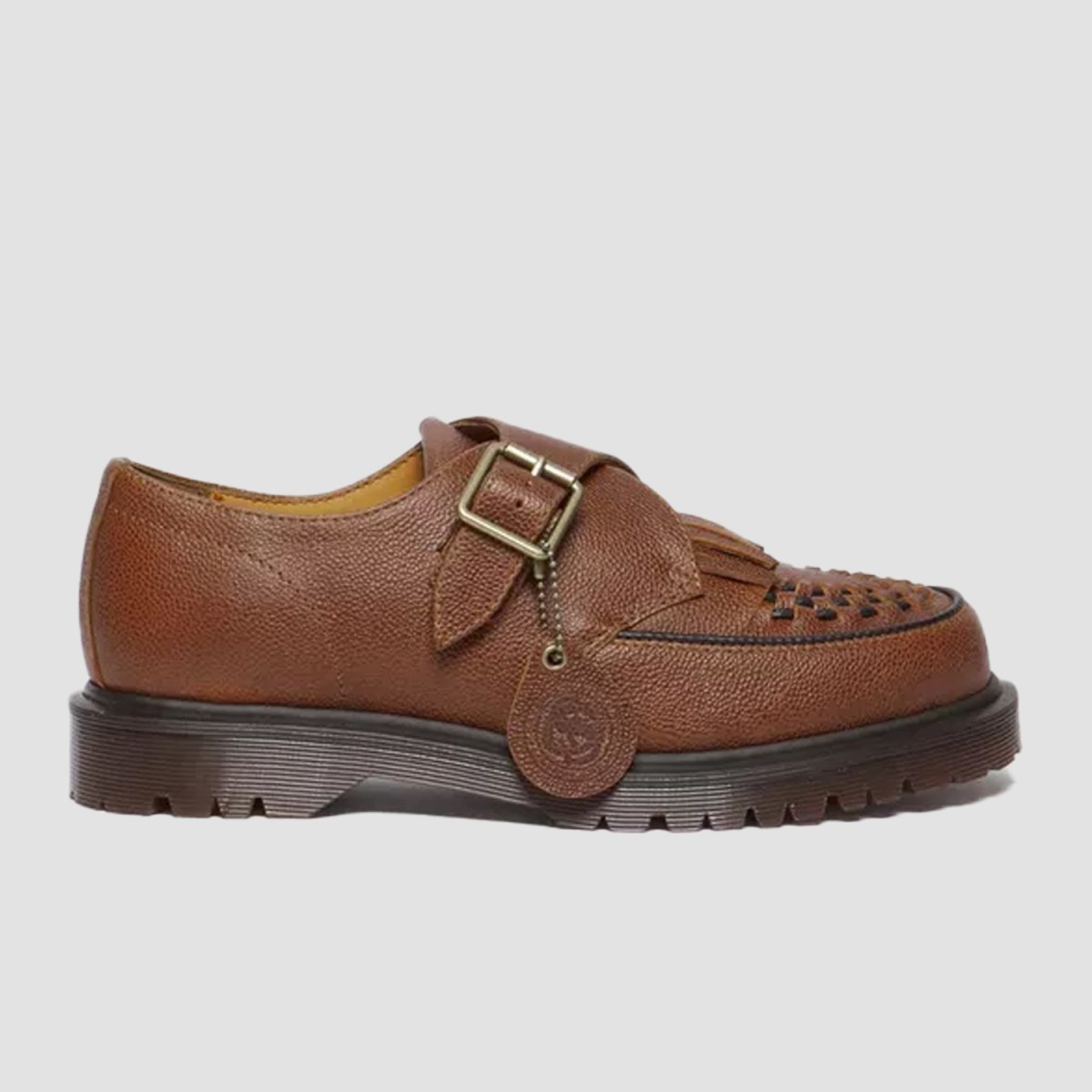 画像1: Dr.Martens Ramsey Westminster Leather Buckle Creepers - Whiskey (1)