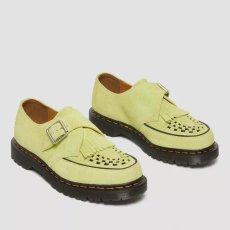 画像2: Dr.Martens Ramsey Suede Kiltie Buckle Creepers - Lime Green (2)