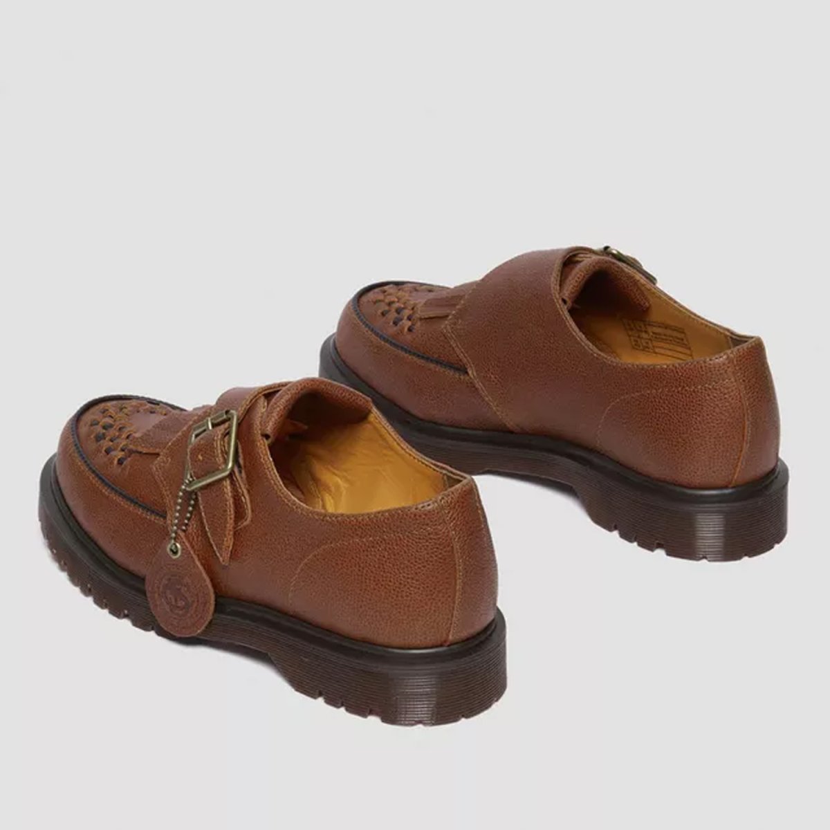 画像4: Dr.Martens Ramsey Westminster Leather Buckle Creepers - Whiskey (4)