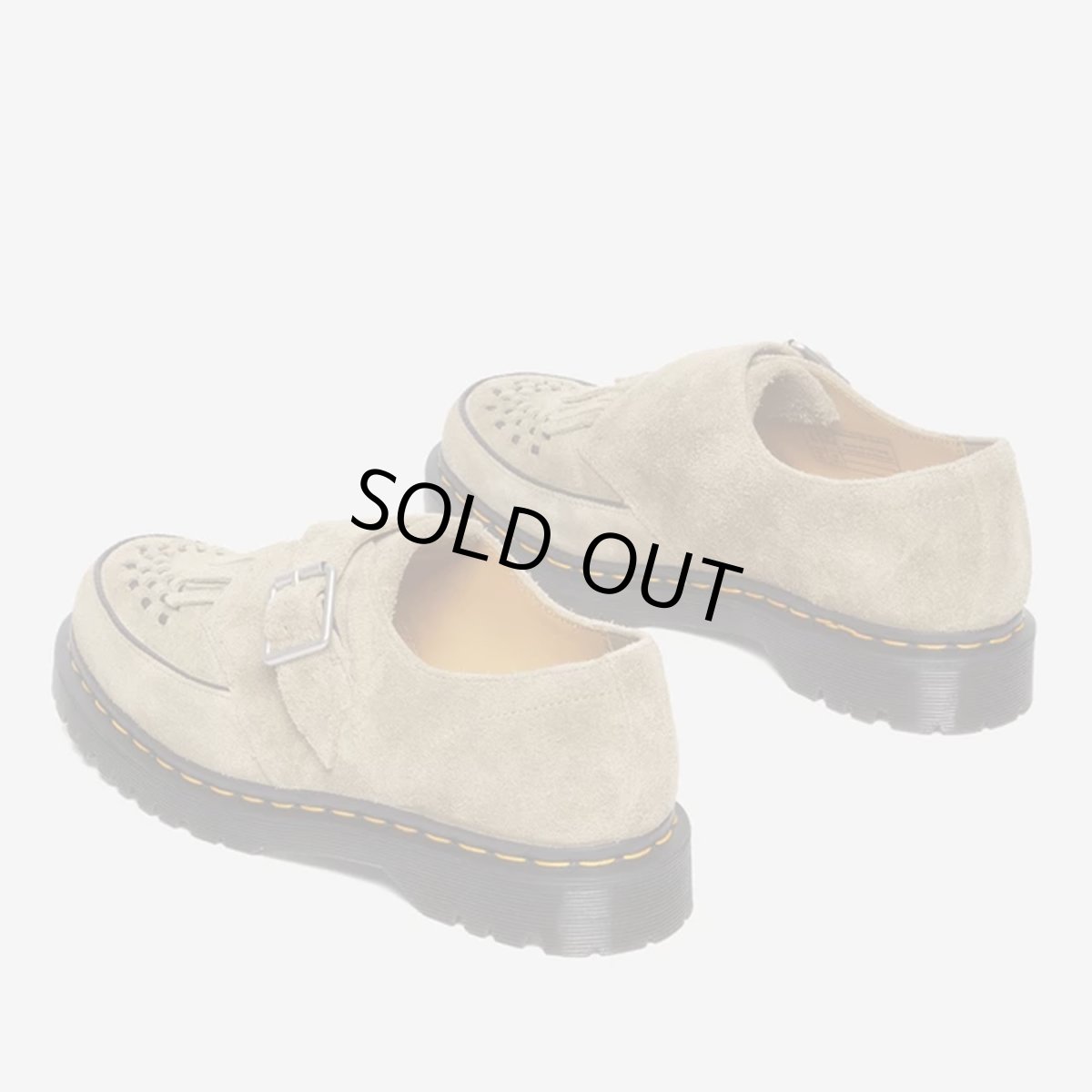 画像4: Dr.Martens Ramsey Suede Kiltie Buckle Creepers - Savannah Tan (4)