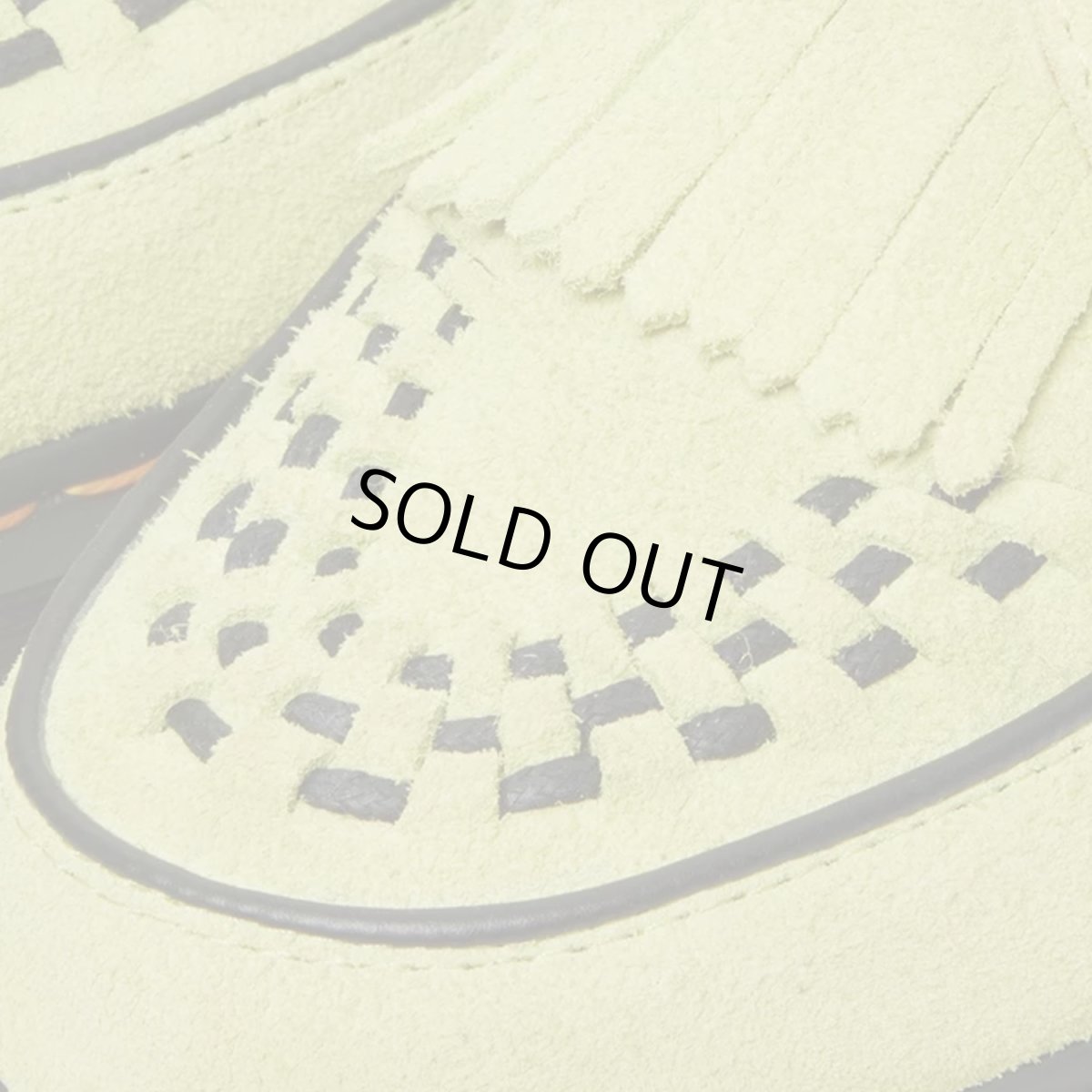 画像4: Dr.Martens Ramsey Suede Kiltie Buckle Creepers - Lime Green (4)