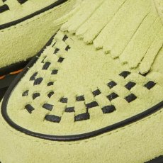 画像4: Dr.Martens Ramsey Suede Kiltie Buckle Creepers - Lime Green (4)