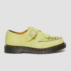 画像1: Dr.Martens Ramsey Suede Kiltie Buckle Creepers - Lime Green (1)