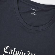 画像2: Calvin Klein Graphic Font Tee - Navy (2)