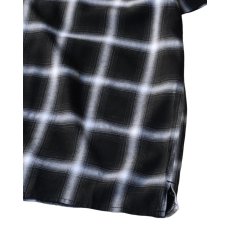 画像5: PRO CLUB Comfort Ombre Checker S/S Shirts - Black (5)