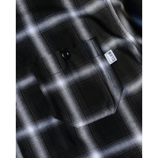 画像3: PRO CLUB Comfort Ombre Checker S/S Shirts - Black (3)