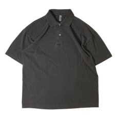画像1: Los Angeles Apparel 6.5oz S/S Polo T-Shirts - Vintage Black (1)