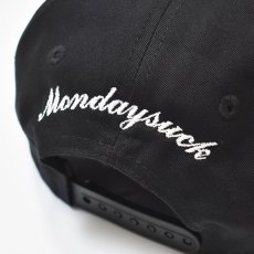 画像4: Mondaysuck San Francisco Chainstitch Cap - Black (4)