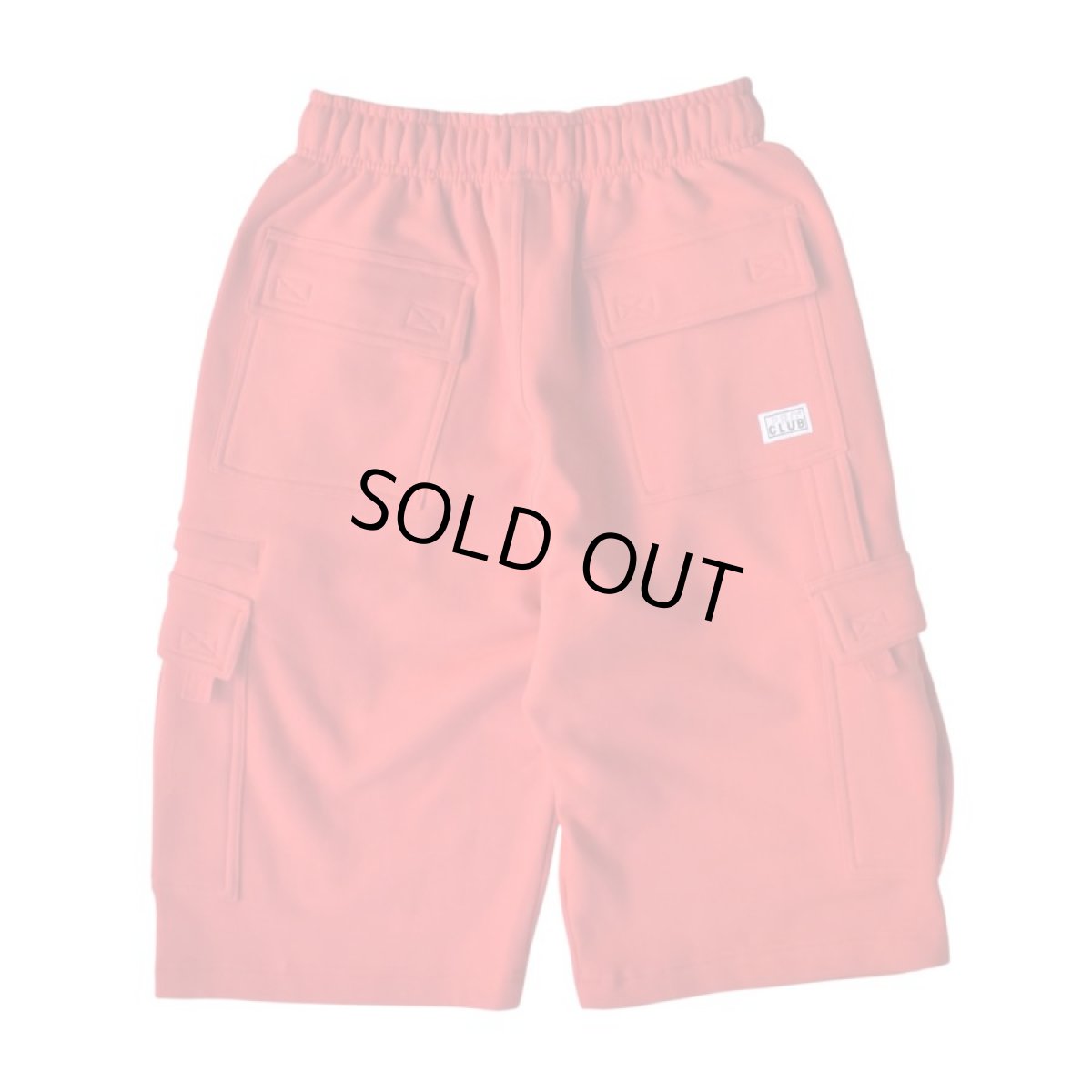 画像2: PRO CLUB OG Cargo Sweat Shorts - Red / プロクラブ スウェット カーゴショーツ (2)