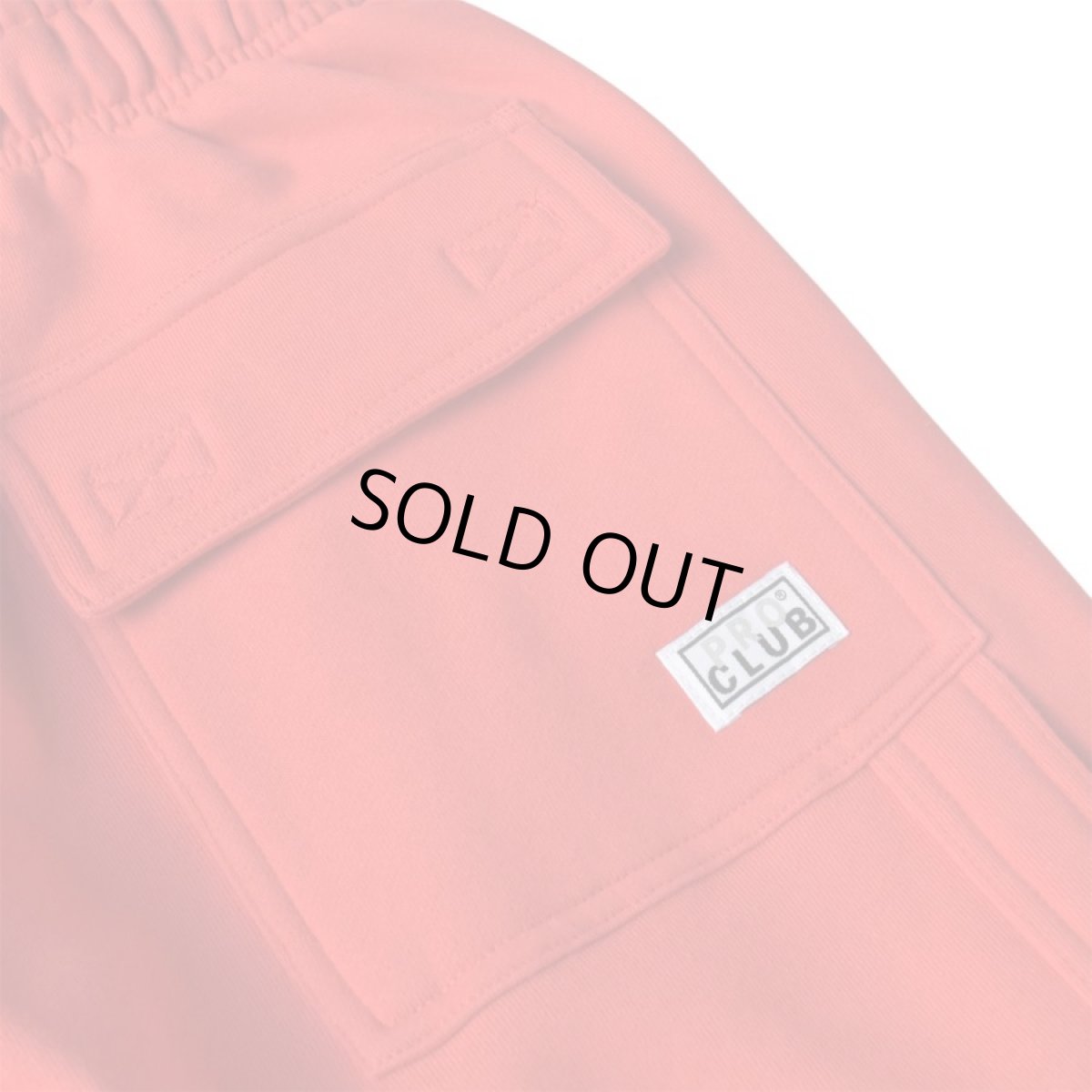 画像5: PRO CLUB OG Cargo Sweat Shorts - Red / プロクラブ スウェット カーゴショーツ (5)