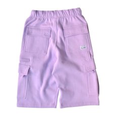 画像2: PRO CLUB OG Cargo Sweat Shorts - Lavender (2)