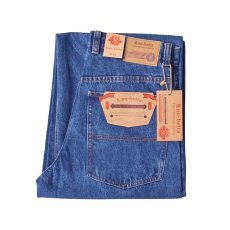 画像1: Kno-betta #620 Ultra Wide Leg Jean - Medium Blue (1)
