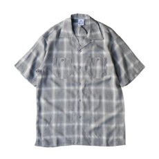 画像1: PRO CLUB Comfort Ombre Checker S/S Shirts - Heather Grey (1)