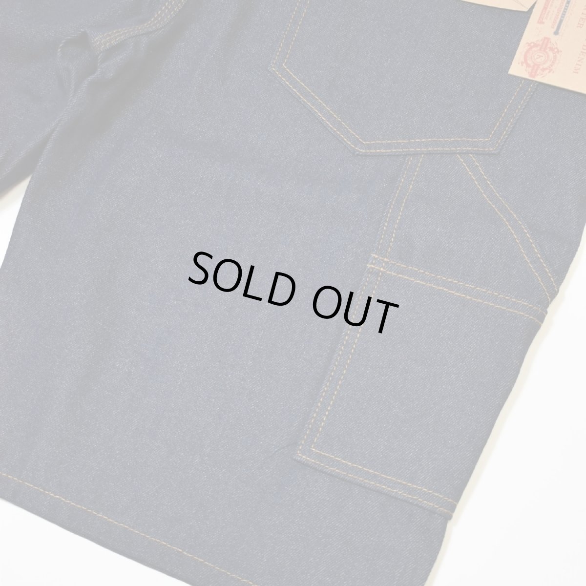 画像5: Kno-betta #999 Baggy Denim Painter Shorts - Raw Indigo (5)