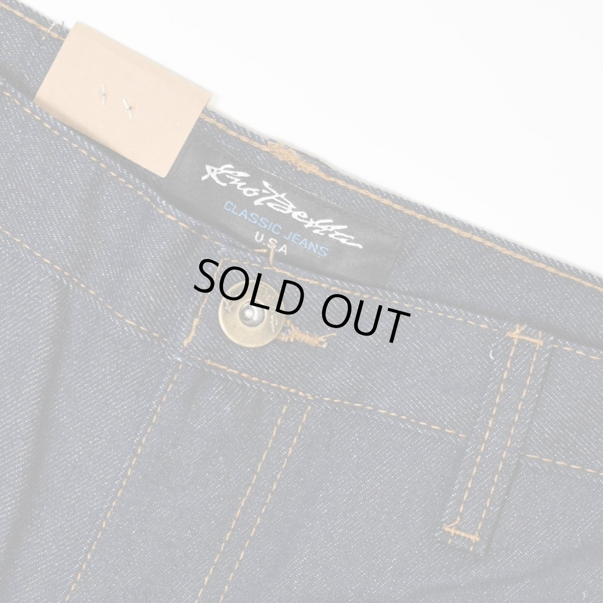 画像3: Kno-betta #999 Baggy Denim Painter Shorts - Raw Indigo (3)