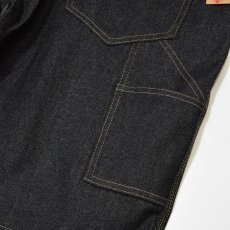 画像5: Kno-betta #999 Baggy Denim Painter Shorts - Raw Black (5)
