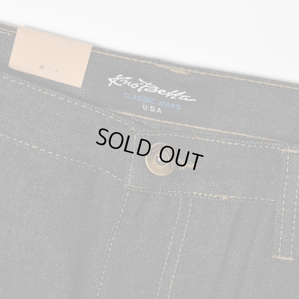 画像4: Kno-betta #999 Baggy Denim Painter Shorts - Raw Black (4)