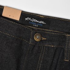 画像4: Kno-betta #999 Baggy Denim Painter Shorts - Raw Black (4)
