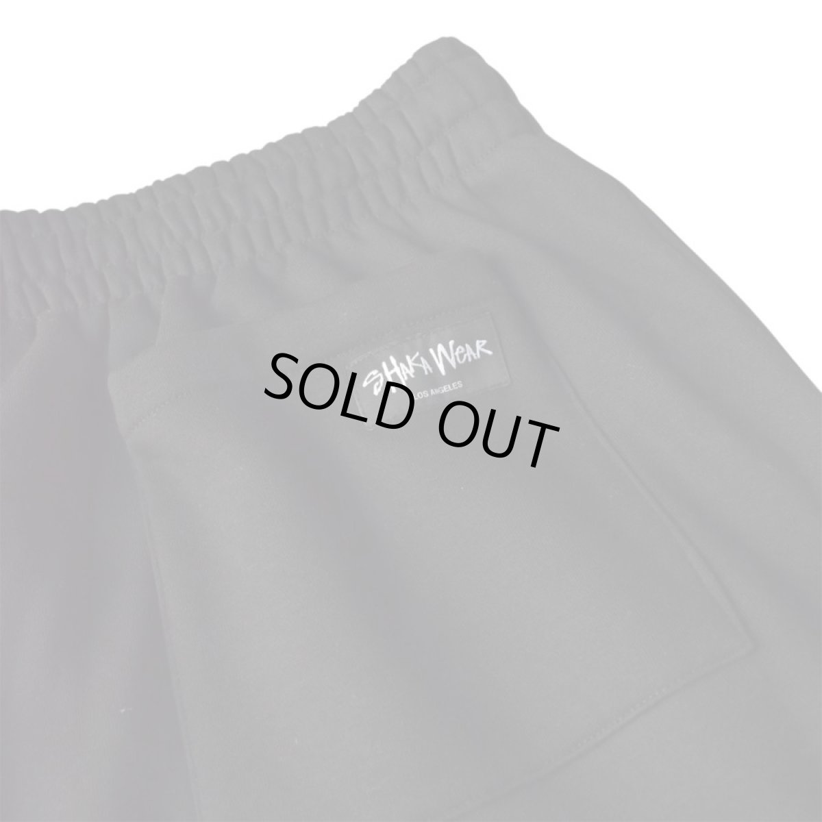 画像4: Shaka Wear Baggy Fleece Shorts - Black / シャカウェア バギー フリースショーツ (4)