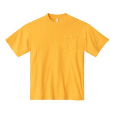 画像1: Los Angeles Apparel 6.5oz S/S Garment Dye Pocket Tee - Gold (1)