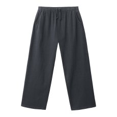 画像1: Los Angeles Apparel 8.5oz Heavy Jersey Wide Garment Dyed Casual Pants - Dolphin Blue (1)