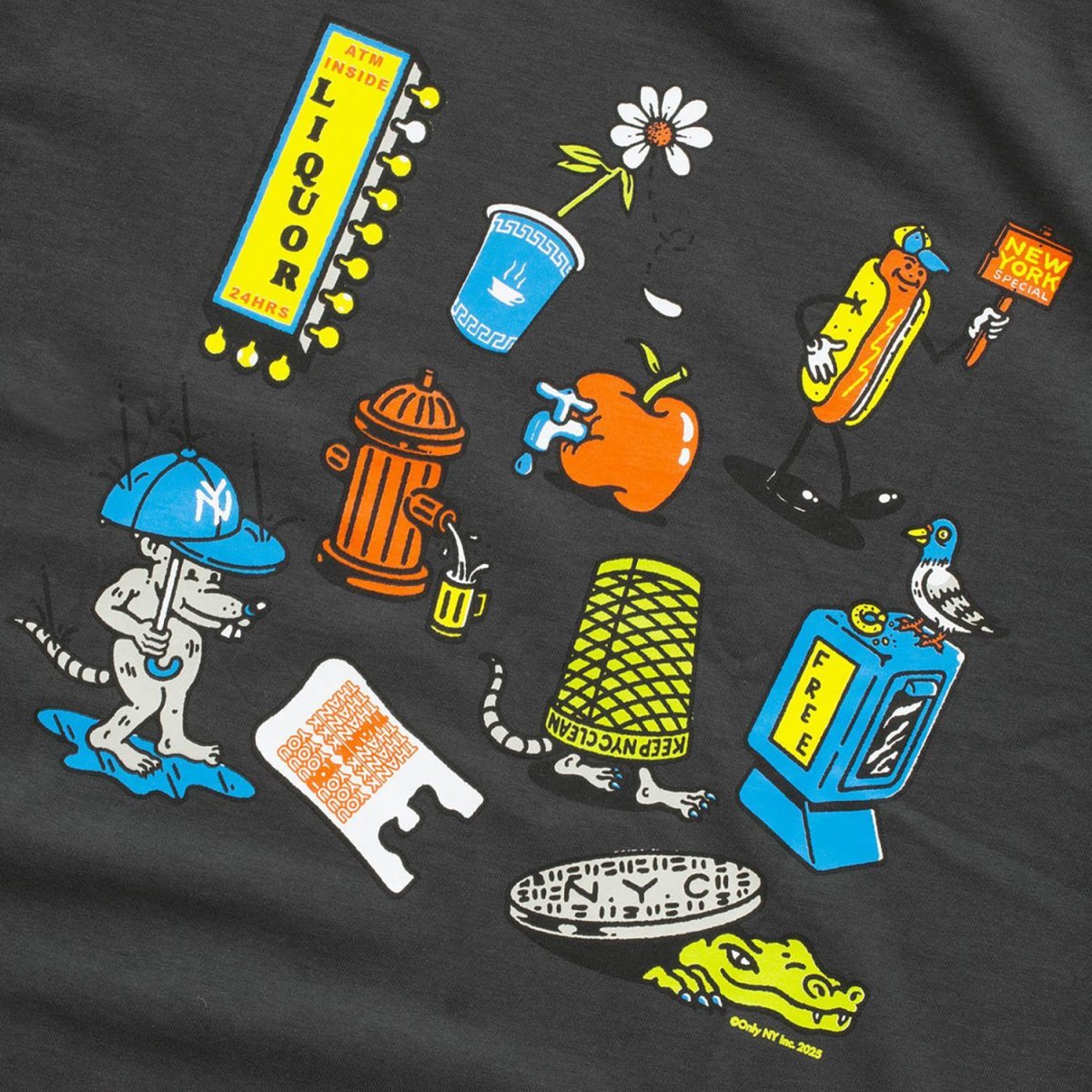 画像3: ONLY NY Flash Sheet Tee - Vintage Black (3)