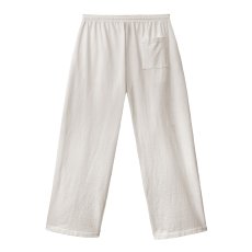 画像2: Los Angeles Apparel 8.5oz Heavy Jersey Wide Garment Dyed Casual Pants - Off White (2)