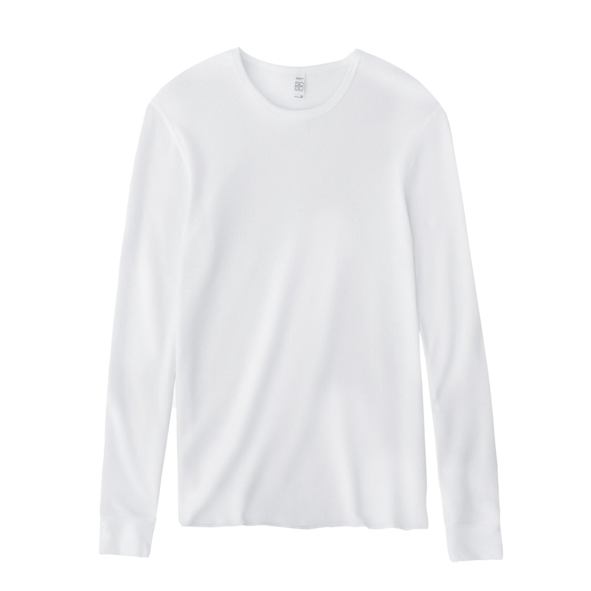 画像4: Los Angeles Apparel Poly-Cotton Thermal L/S Crewneck (4)