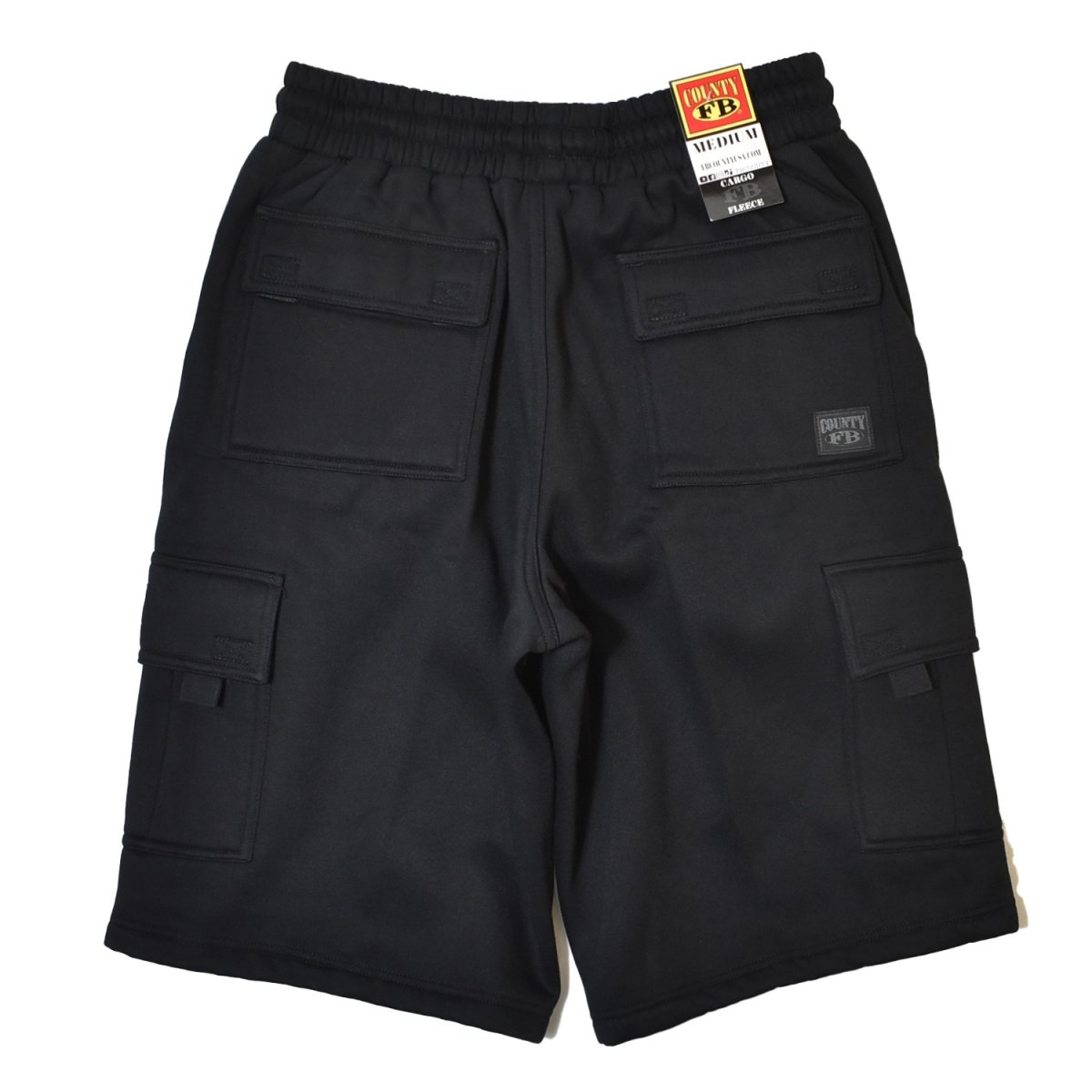 画像2: FB County Fleece Cargo Shorts - Black (2)
