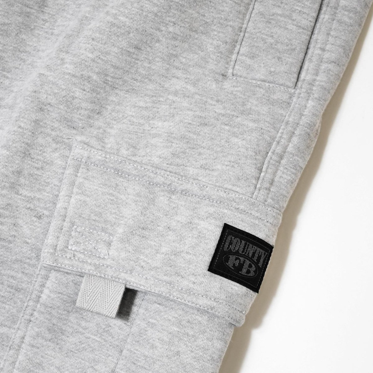 画像3: FB County Fleece Cargo Shorts - Grey (3)