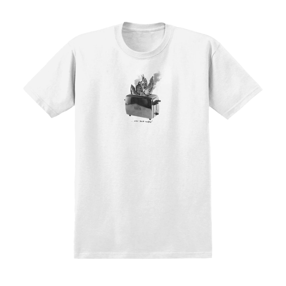 画像1: Anti Hero Toasted Ringspun Tee - White (1)