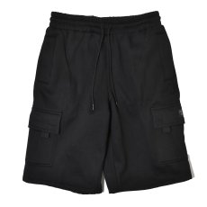 画像1: FB County Fleece Cargo Shorts - Black (1)
