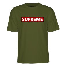 画像1: Powell Peralta Supreme Tee - Military Green (1)