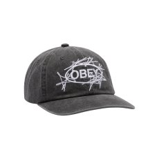 画像1: OBEY Duster 6panel Cap - Pigment Black (1)