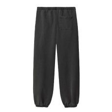 画像2: Los Angeles Apparel 14oz Garment Dye Heavy Fleece Sweat Pants - Vintage Black (2)