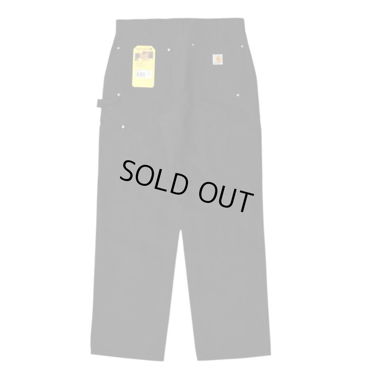 画像1: Carhartt USA B01 Double Front Work Dungaree - Black (1)