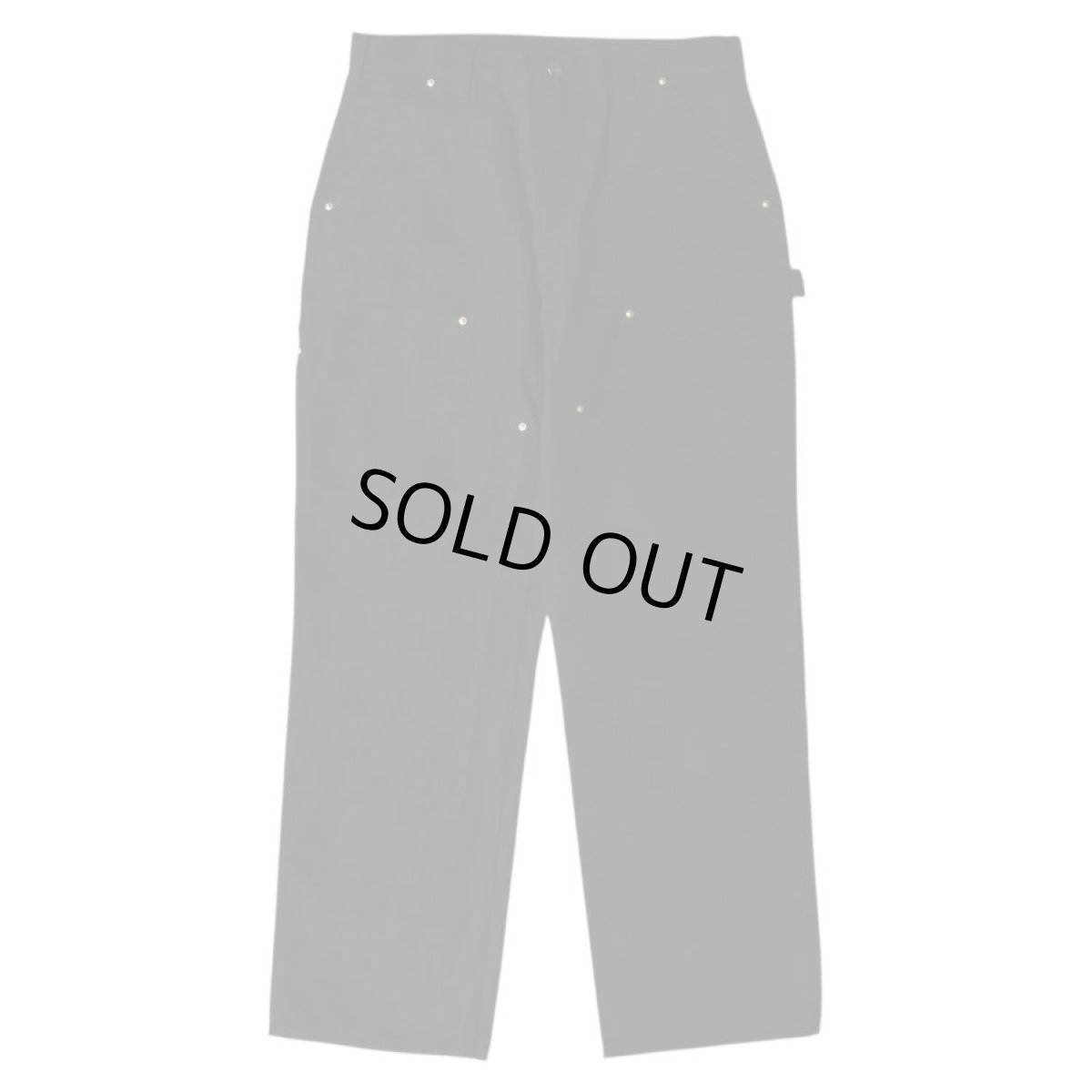 画像2: Carhartt USA B01 Double Front Work Dungaree - Black (2)