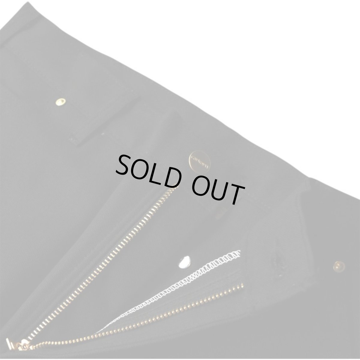 画像3: Carhartt USA B01 Double Front Work Dungaree - Black (3)