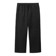 画像1: Los Angeles Apparel Poly Cotton Wide Leg Prisoner Pants - Black (1)