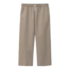 画像1: Los Angeles Apparel Poly Cotton Wide Leg Prisoner Pants - Khaki (1)