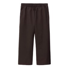 画像1: Los Angeles Apparel Poly Cotton Wide Leg Prisoner Pants - Brown (1)