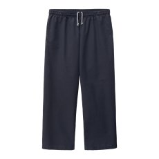 画像1: Los Angeles Apparel Poly Cotton Wide Leg Prisoner Pants - Navy (1)